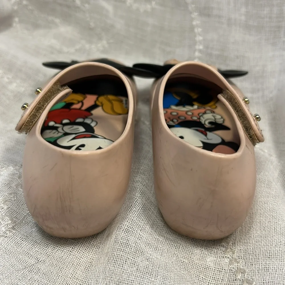 Mini Melissa Mikey and Minnie mouse cute peep toe sandals